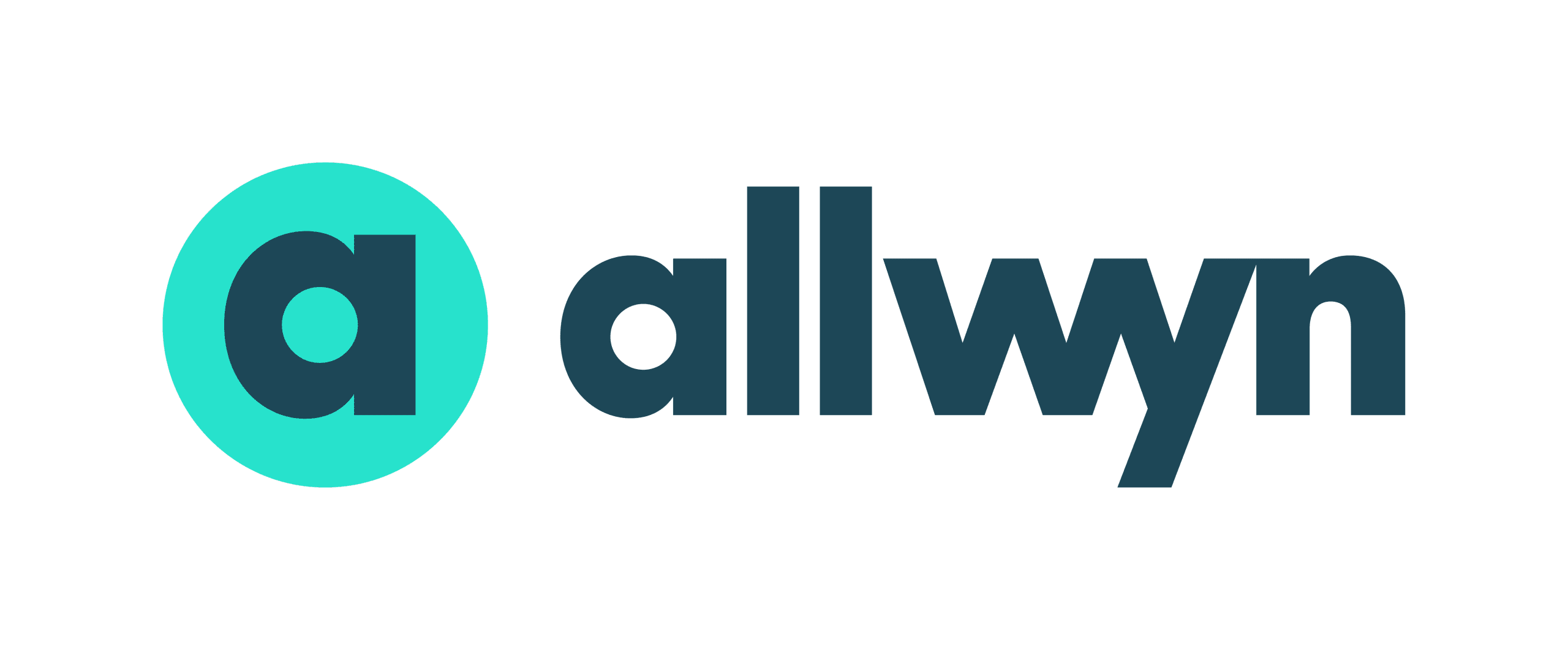 Allwyn Logo RGB _ 01 Turquoise Symbol -- Dark Teal Wordmark
